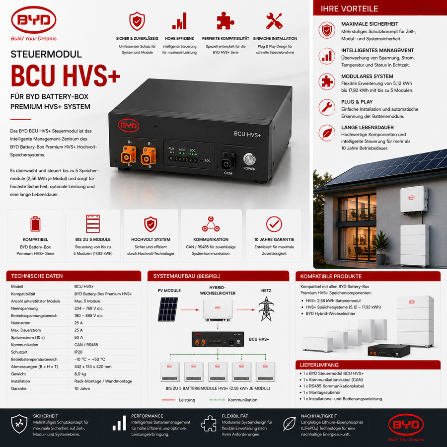 BYD Steuermodul BCU HVS+