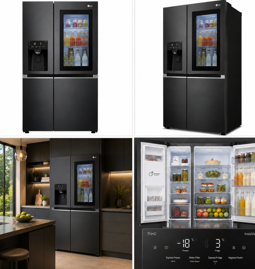 LG GSXE91EVAD InstaView® Side-by-Side Kühlschrank