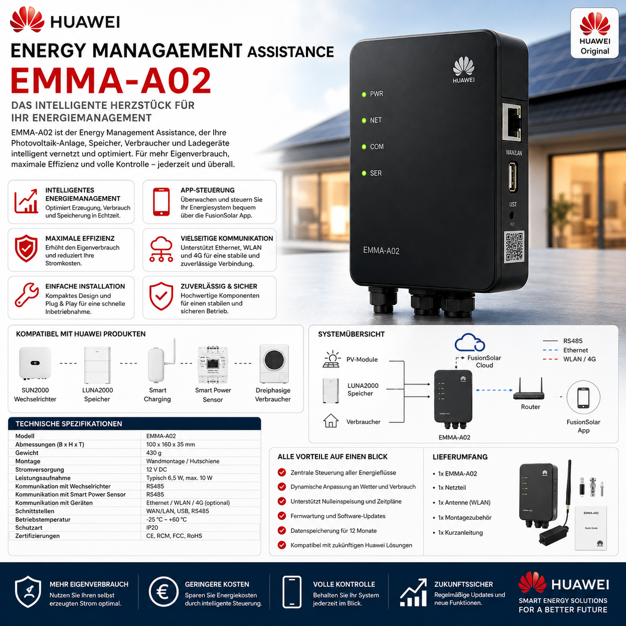 Huawei Energy Management Assistance EMMA-A02
