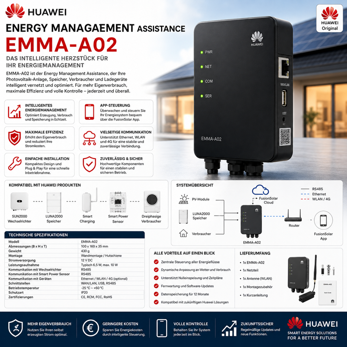 Huawei Energy Management Assistance EMMA-A02
