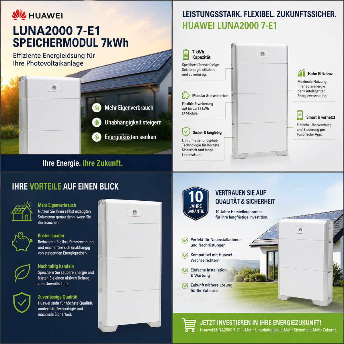 Huawei Speichermodul Batteriespeicher 7kWh LUNA2000 7-E1